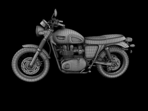 triumph scrambler 900 2012 3d model - Triumph Scrambler 900 2012 by Gonzo_3d